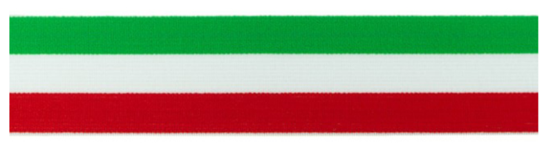 Gummiband 40mm Flagge Italien 40 mm Breit